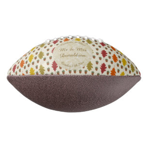 Ballon De Foot Feuilles de chêne et Acorns Automne Mariage d'auto