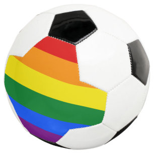 Ballon De Foot Fierté arc-en-ciel