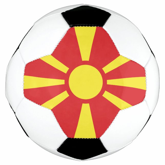 Ballon De Foot Flag de Macedonia (Devant)