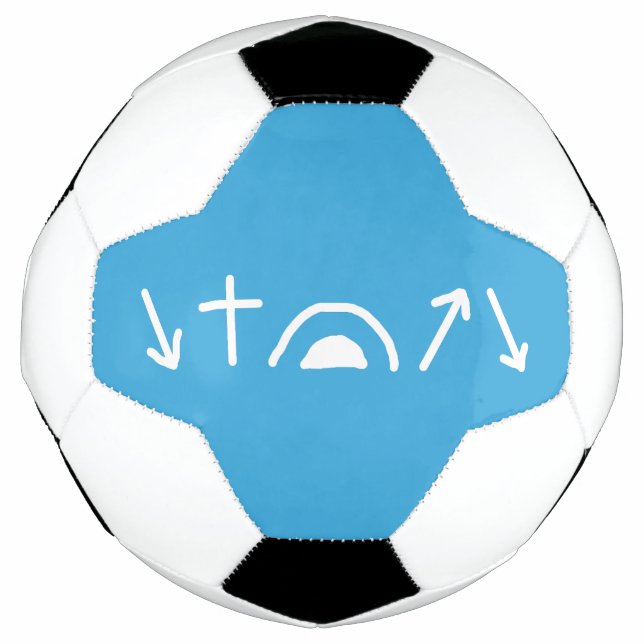 Ballon De Foot Flèches Evangile balle de soccer (Devant)