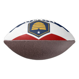Ballon De Foot Football américain patriotique avec le drapeau de