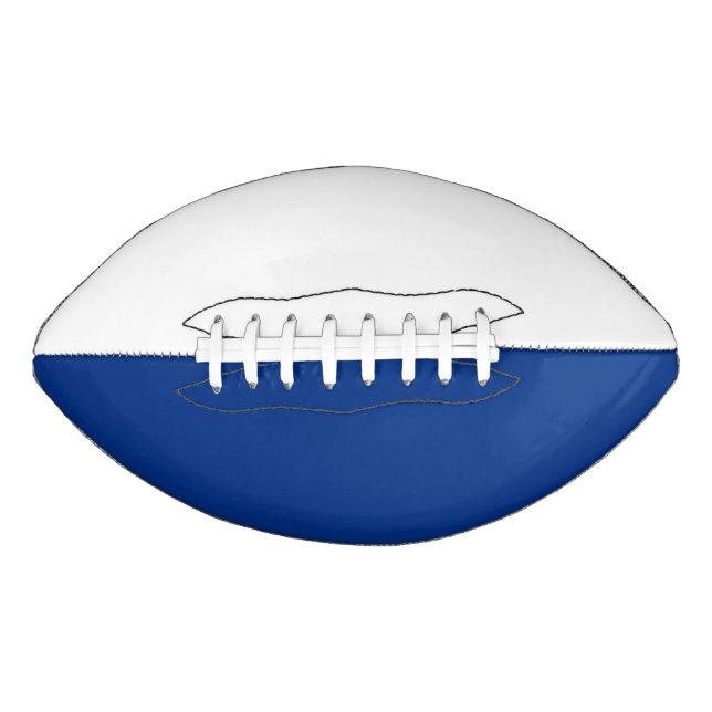 Ballon De Foot Football bleu/blanc (Devant)
