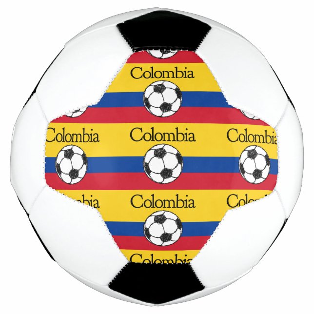 Ballon De Foot Football Colombie (Devant)