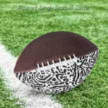 Football de la Jungle Abstraite