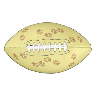 Ballon De Foot football des pas de l'animal