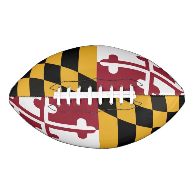 Ballon De Foot Football drapeau Maryland - 2 panneaux (Devant)