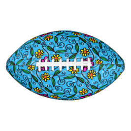 Ballon De Foot Football floral Abstrait