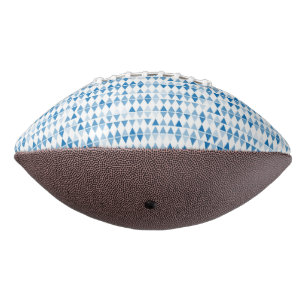 Ballon De Foot Football Motif triangle bleu - moderne géométrique