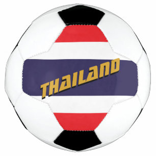 Ballon De Foot Football patriotique thaïlandais & drapeau thaïlan