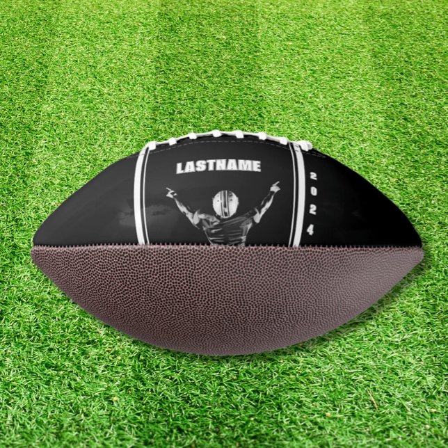 Ballon De Foot Football Personnalisé - Don de l'athlète Nom perso (Custom Football - Name and Year Gift)