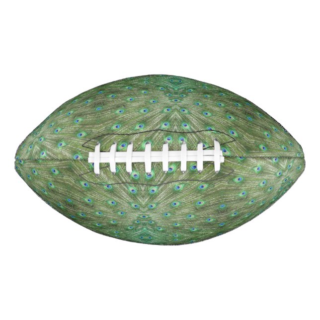 Ballon De Foot Football - Plumes de queue de paon (Devant)