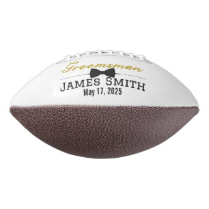 Ballon De Foot Football Proposition Groomsman
