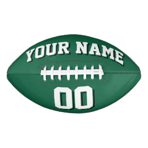 Ballon De Foot Football sur mesure vert BLANC ET NOIR