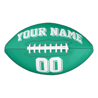 Ballon De Foot Football sur mesure vert et blanc