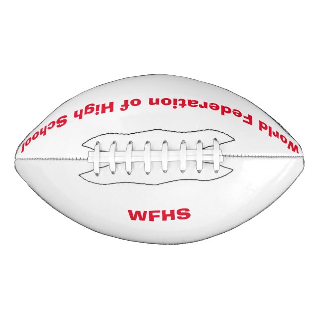 Ballon De Foot Football WFHS (Devant)