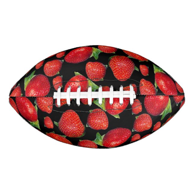 Ballon De Foot Fraises rouges délicieuses, (Devant)
