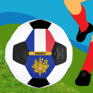 Ballon De Foot France Personnalisée, Drapeau, Bal Photo Football