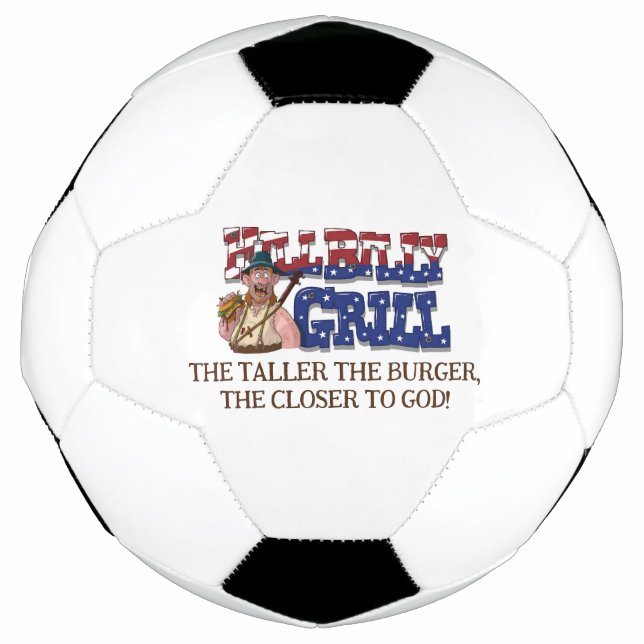 Ballon De Foot Fun Hill Billy Grill Danemark Soccer Ball! (Devant)