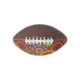 Ballon De Foot Funky Retro couleur Motif Mandala