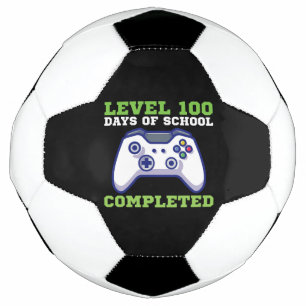 Ballon De Foot Garçons Niveau 100 Jours d'école terminés 