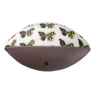 Ballon De Foot Gold flower Butterfly with Black Orchid