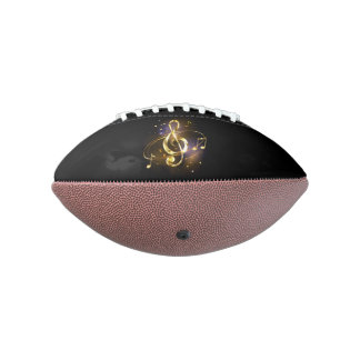 Ballon De Foot Gold Treble Clef Music