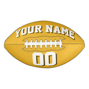 Ballon De Foot GOLD WHITE ET BLACK Custom Football