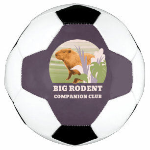 Ballon De Foot Grand Club de Compagnons Rongeurs Capybara