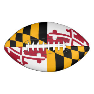 Ballon De Foot Graphique dynamique de drapeau d'état du Maryland