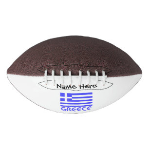 Ballon De Foot Greece and Greek Flag with Your Name