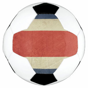 Ballon De Foot Grunge drapeau d'État souverain du Costa Rica