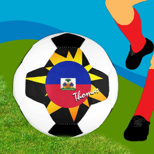 Ballon De Foot Haïti Football & Drapeau haïtien / BANG