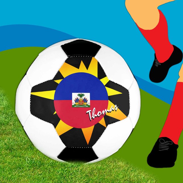 Ballon De Foot Haïti Football & Drapeau haïtien / BANG (Créateur téléchargé)