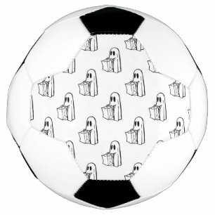 Ballon De Foot Halloween, Blancs Fantômes, Tricoter Ou Traiter, B