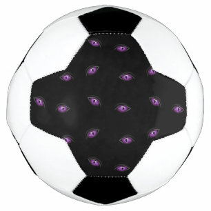 Ballon De Foot Halloween, Yeux Violets, Trucs Ou Traitements, Boi