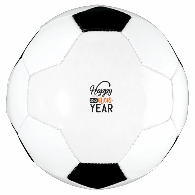 Ballon De Foot Happy New Year 2022 (Devant)