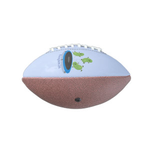 Ballon De Foot Haricots verts mignons sur dessin animé trampoline