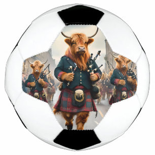 Ballon De Foot Harmonie des Highlands : groupe de vaches highland