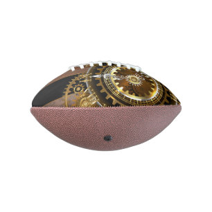 Ballon De Foot Horloge Steampunk avec des engrenages anciens