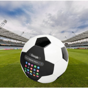 Ballon De Foot Icônes de médias sociaux tendance Google barre de 