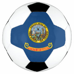 Ballon De Foot Idaho State Flag
