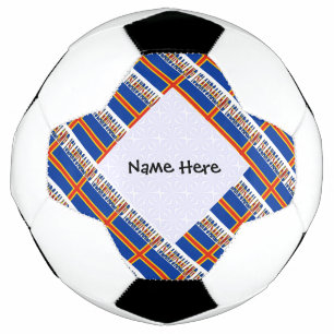 Ballon De Foot Îles Åland et drapeau Ålander Personnalisés