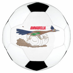 Ballon De Foot Illustration amusante de la caricature d'oiseau du