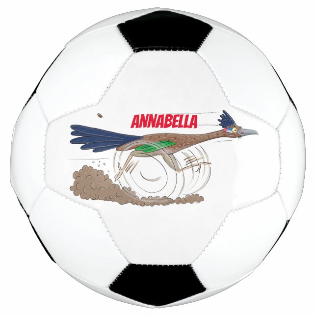 Ballon De Foot Illustration amusante de la caricature d'oiseau du (Devant)