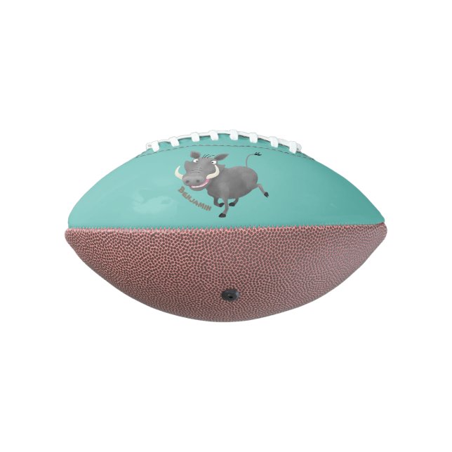 Ballon De Foot Illustration amusante d'un cochon de phacochère af (Tourné à 270°)