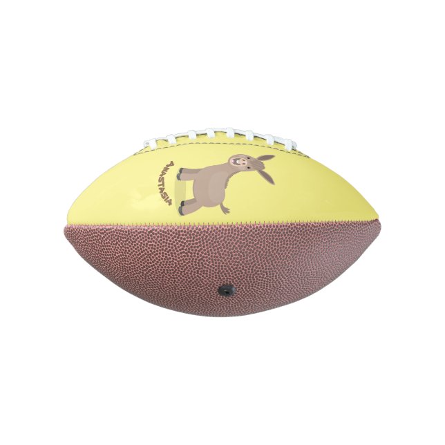 Ballon De Foot Illustration d'âne miniature joyeux (Tourné à 270°)