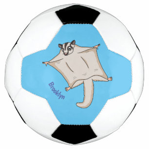 Ballon De Foot Illustration de cartoon d'un sugar glider mignon e