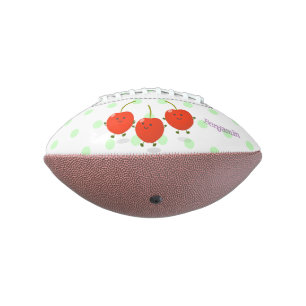Ballon De Foot Illustration de cerises rouges sautantes mignonnes