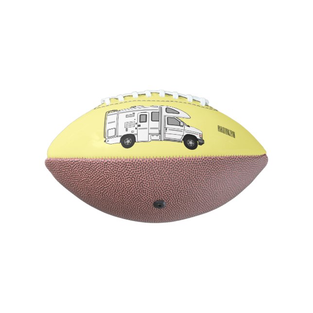 Ballon De Foot Illustration de dessin animé Campervan (Tourné à 270°)