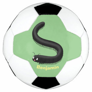 Ballon De Foot Illustration de dessin mignon millipede